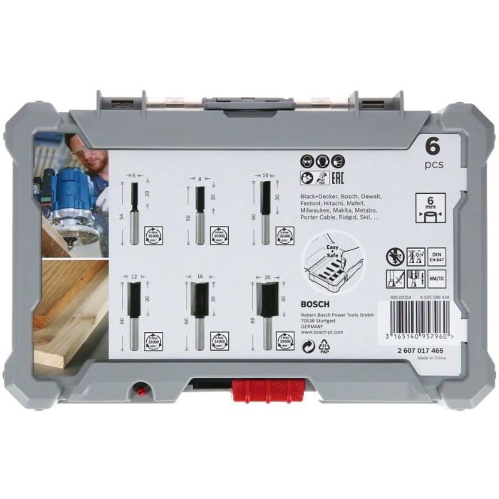 Bosch Nutfrser-Set 6tlg. 2
