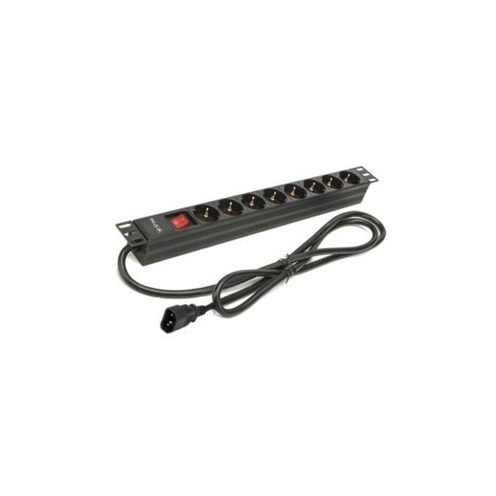 Regleta con Interruptor Phasak BNS 3535/ 8 Tomas de Corriente/ Cable 2m/ Negro Regleta con Interruptor Phasak BNS 3535/ 8 Tomas de Corriente/ Cable 2m/ Negro