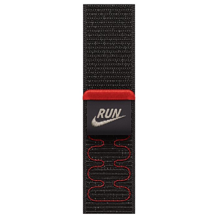 Apple Nike Sport Loop Midnight Black - Correa para Apple Watch 44mm 45mm 46mm 49mm, 46 mm de ancho, Nylon Reciclado