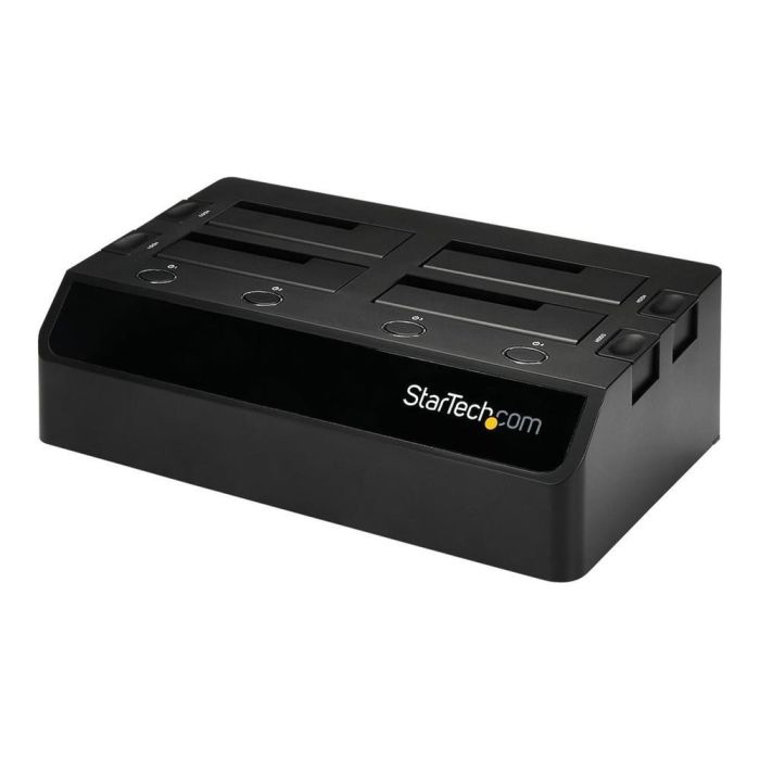 StarTech.com Docking Station 4 Bahías USB 3.0 para Discos Duros SATA de 2.5"/3.5" a 5Gbps, compatible con SATA III 6Gbps