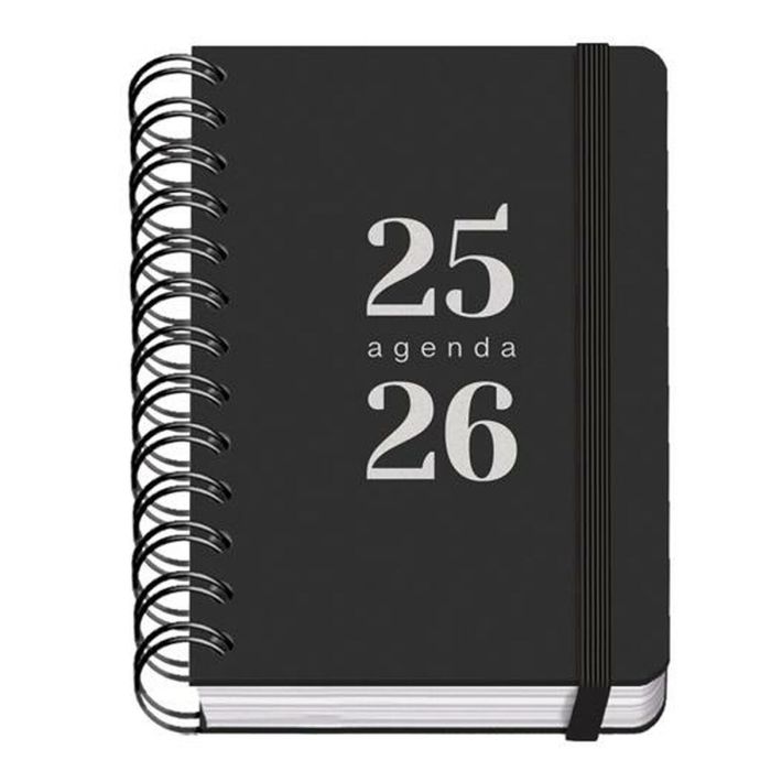 Agenda DOHE GRAMMAR Negro A6 120 x 170 mm 2025-2026 (20 Unidades) 1 Agenda DOHE GRAMMAR Negro A6 120 x 170 mm 2025-2026 (20 Unidades) 1