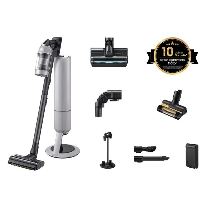 Samsung Aspiradora de Escoba Inalámbrica BESPOKE AI Jet Lite Pet VS80F28ELP 770 W 280 W Succión 60 min Autonomía Gris 21 Samsung Aspiradora de Escoba Inalámbrica BESPOKE AI Jet Lite Pet VS80F28ELP 770 W 280 W Succión 60 min Autonomía Gris 21