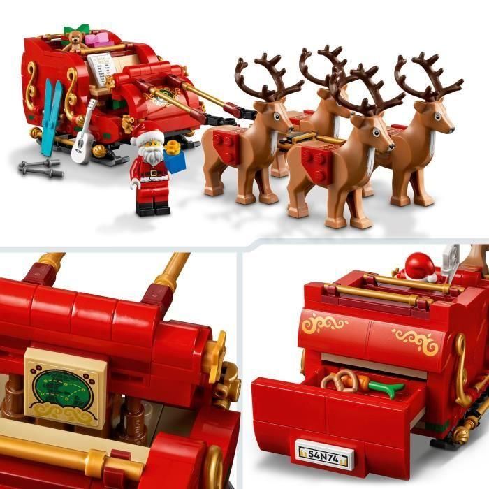 LEGO 40499 Trineo de Papá Noel - Set de construcción para niños a partir de 9 años 2 LEGO 40499 Trineo de Papá Noel - Set de construcción para niños a partir de 9 años 2