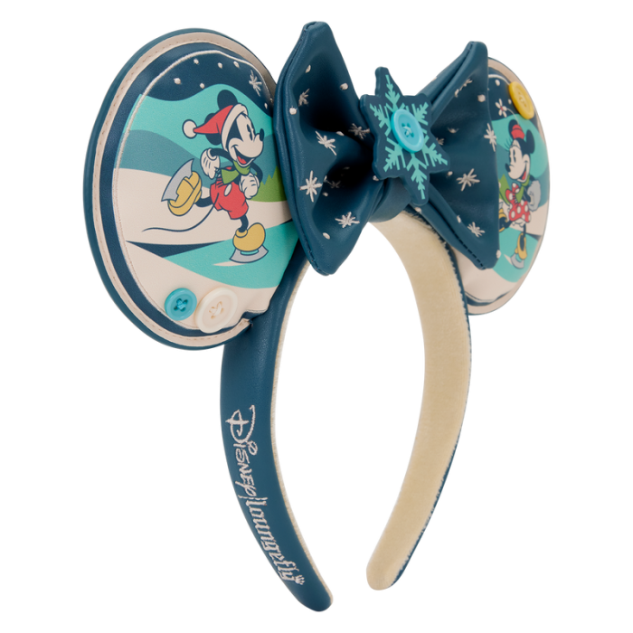 Diademas orejas Mickey & Minnie Holiday Disney Loungefly 3 Diademas orejas Mickey & Minnie Holiday Disney Loungefly 3