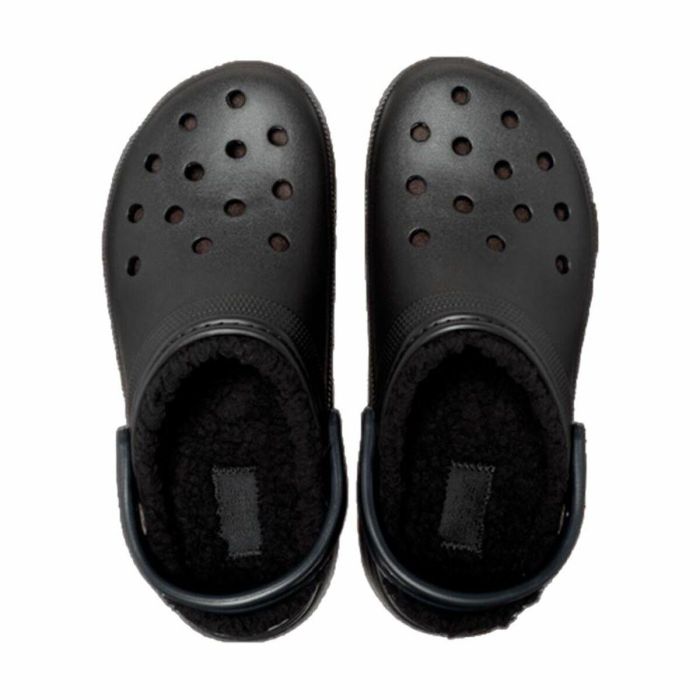 Zuecos Crocs Classic Platform Lined Clog Negro 2 Zuecos Crocs Classic Platform Lined Clog Negro 2