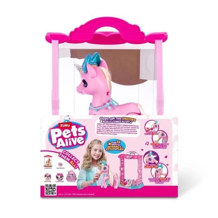 Unicornio Interactivo - ZURU - My Magical Unicorn Pets Alive - 13 interacciones y juegos para descubrir la magia de tu unicornio 3 Unicornio Interactivo - ZURU - My Magical Unicorn Pets Alive - 13 interacciones y juegos para descubrir la magia de tu unicornio 3