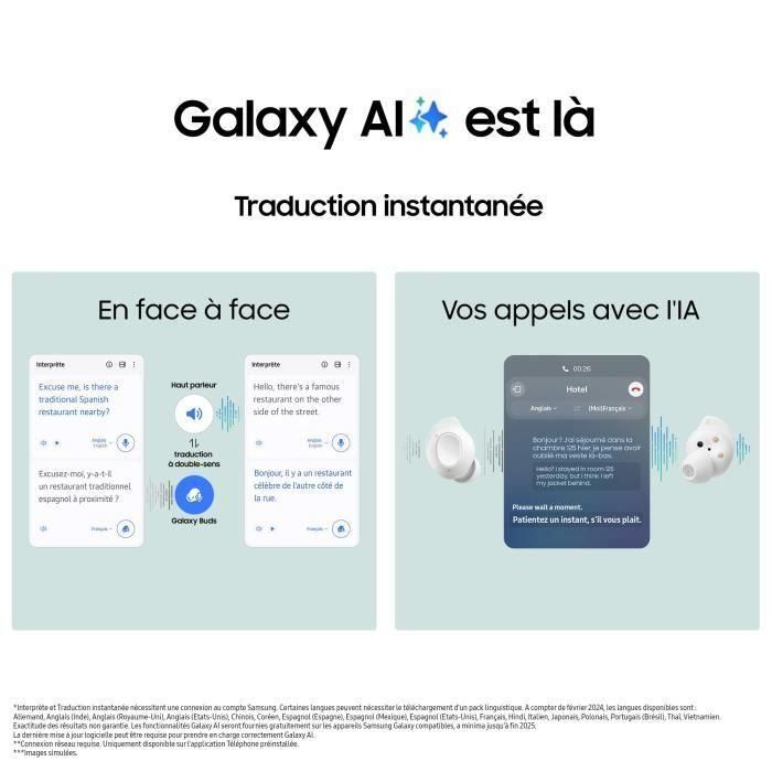 Samsung SAM8806095221748 Galaxy Buds FE Blanco 4