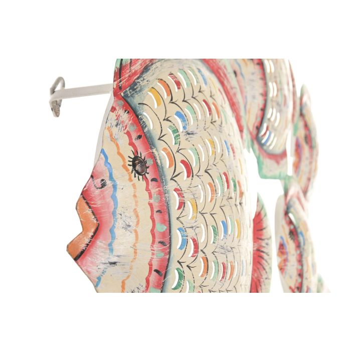 Decoracion Pared Mediterraneo DKD Home Decor Blanco Multicolor 10 x 70 x 91 cm 1