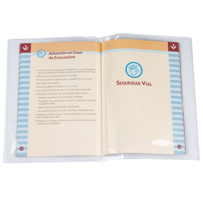 Saro Funda Portadocumentos PVC Transparente 180 micras 220x350mm para Doble Cuarto 1