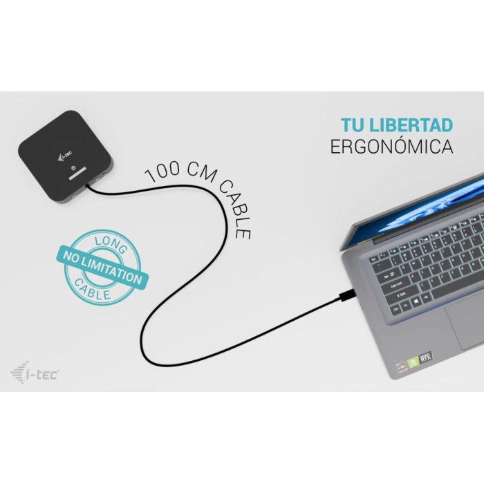 I-TEC DS USB-C Dual HDMI Hub con 2xHDMI, Gigabit LAN, 2xUSB-A 3.2, 2xUSB 2.0, 2xUSB-C y 100W Power Delivery 6 I-TEC DS USB-C Dual HDMI Hub con 2xHDMI, Gigabit LAN, 2xUSB-A 3.2, 2xUSB 2.0, 2xUSB-C y 100W Power Delivery 6