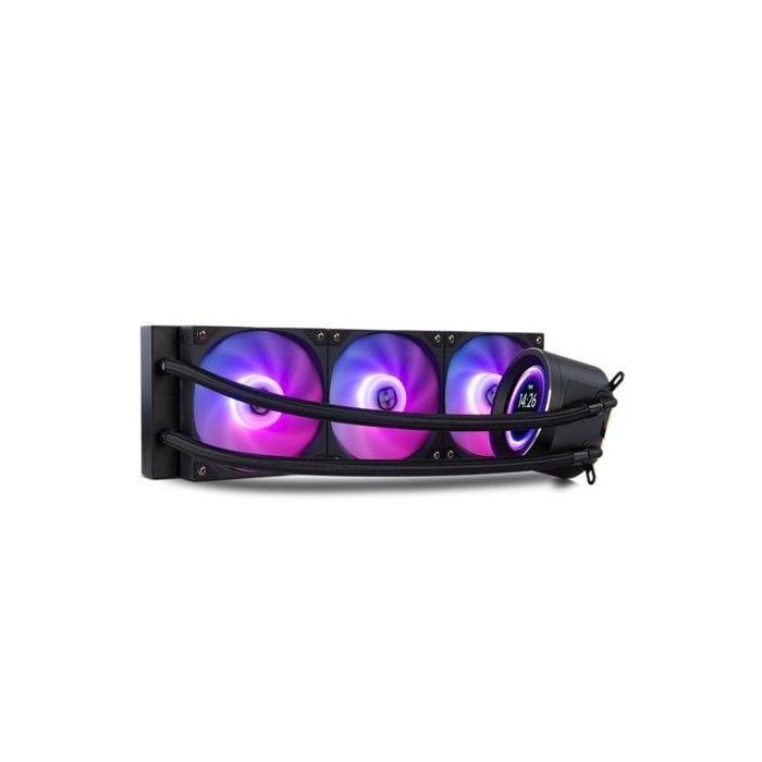NOX Hummer X-360 LCD Kit Refrigeración Líquida All-in-One Procesador, Pantalla LCD, RGB, Radiador 360mm, Negro, Compatible Intel AMD 0 NOX Hummer X-360 LCD Kit Refrigeración Líquida All-in-One Procesador, Pantalla LCD, RGB, Radiador 360mm, Negro, Compatible Intel AMD 0