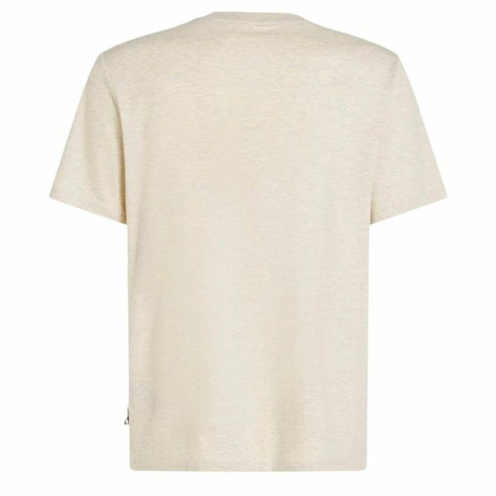 Camiseta de Manga Corta Hombre O'Neill O'Riginals Hybrid Polygiene Graphic Beige 1