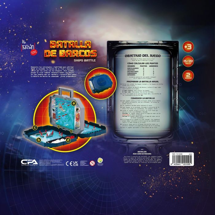 Tachan Juego Batalla De Barcos 3358 2 Jugadores 4