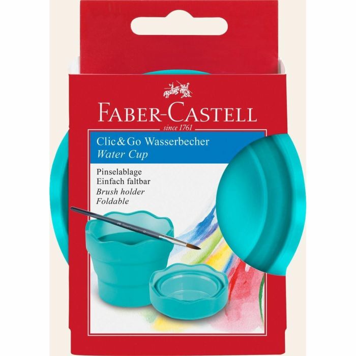 FABER-CASTELL Wasserbecher Clic&Go türkis 1 FABER-CASTELL Wasserbecher Clic&Go türkis 1