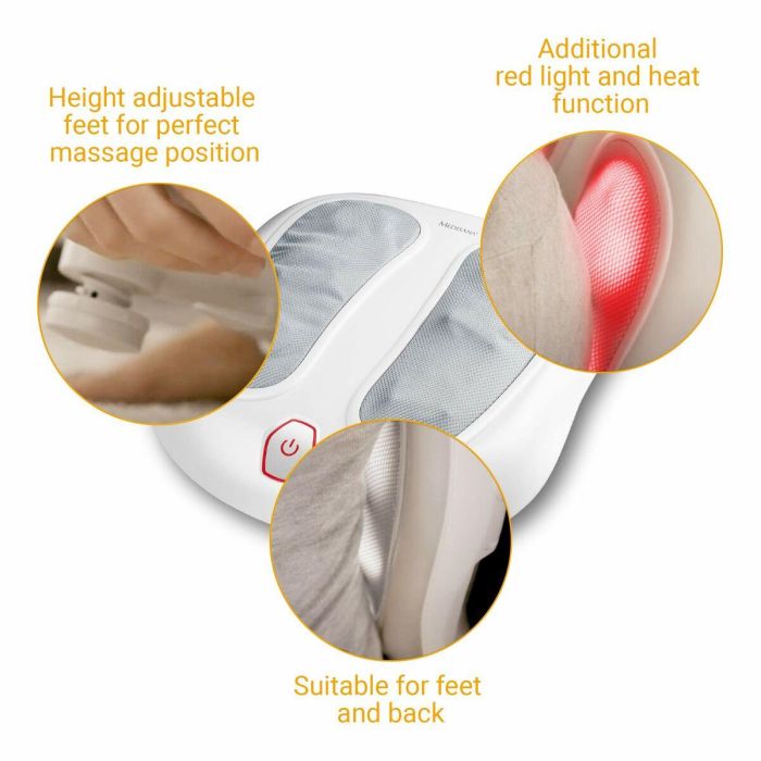 Medisana 88396 Masajeador Relajante de Pies y Espalda Shiatsu con 2 Intensidades, Luz Roja y Calor 2 Medisana 88396 Masajeador Relajante de Pies y Espalda Shiatsu con 2 Intensidades, Luz Roja y Calor 2