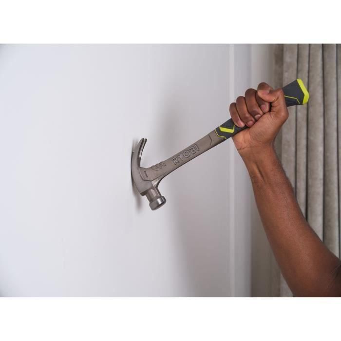 Martillo extractor de clavos - RYOBI - Fibra de vidrio 560g 3 Martillo extractor de clavos - RYOBI - Fibra de vidrio 560g 3