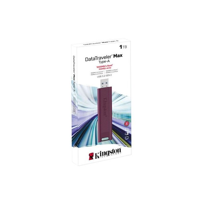 Kingston Technology DataTraveler Max unidad flash USB 1000 GB USB tipo A 3.2 Gen 2 (3.1 Gen 2) Rojo 2 Kingston Technology DataTraveler Max unidad flash USB 1000 GB USB tipo A 3.2 Gen 2 (3.1 Gen 2) Rojo 2