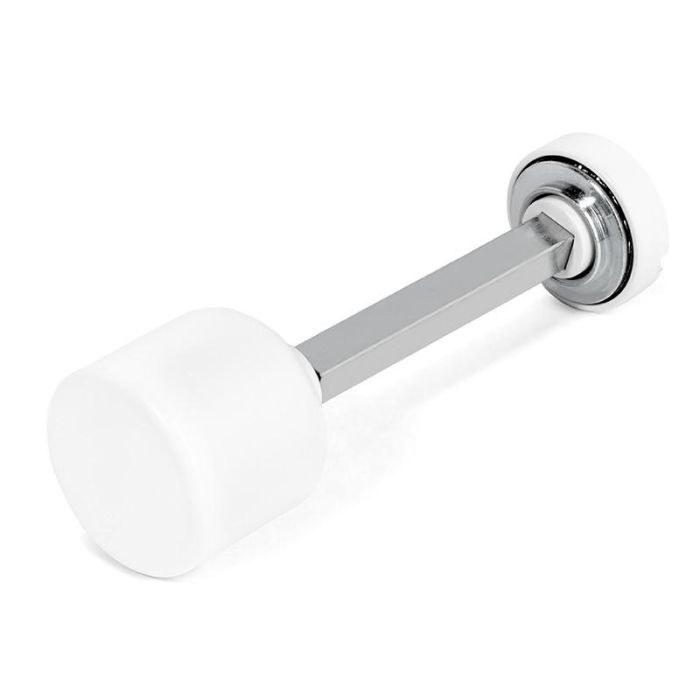 Muletilla Desbloqueo Punto D25 Cromo Satinado, Negro, Blanco Acabado Blanco Nuda Muletilla Desbloqueo Punto D25 Cromo Satinado, Negro, Blanco Acabado Blanco Nuda