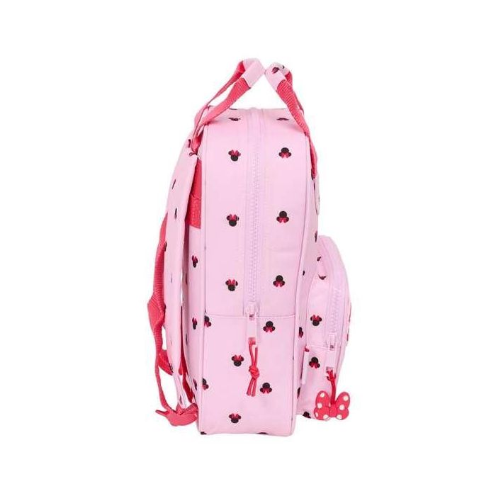 Mochila Escolar Minnie Mouse Naive Rosa 20 x 28 x 8 cm 2 Mochila Escolar Minnie Mouse Naive Rosa 20 x 28 x 8 cm 2