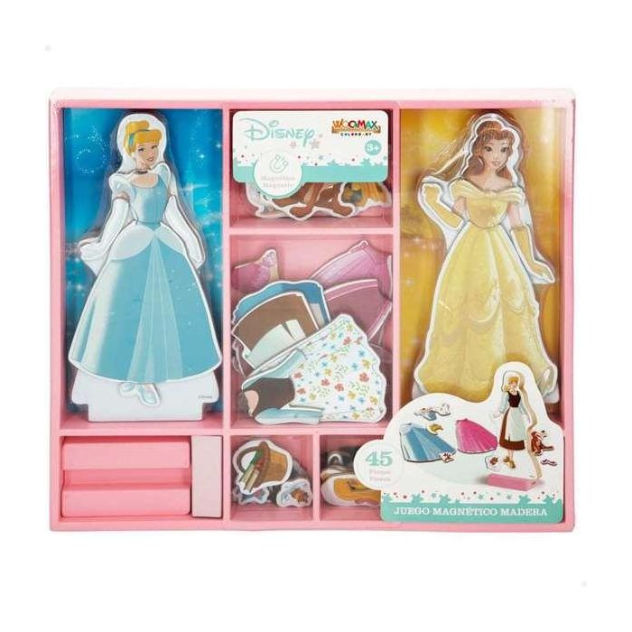 Encajable de madera vestidos disney princesa 32x28 cm Encajable de madera vestidos disney princesa 32x28 cm