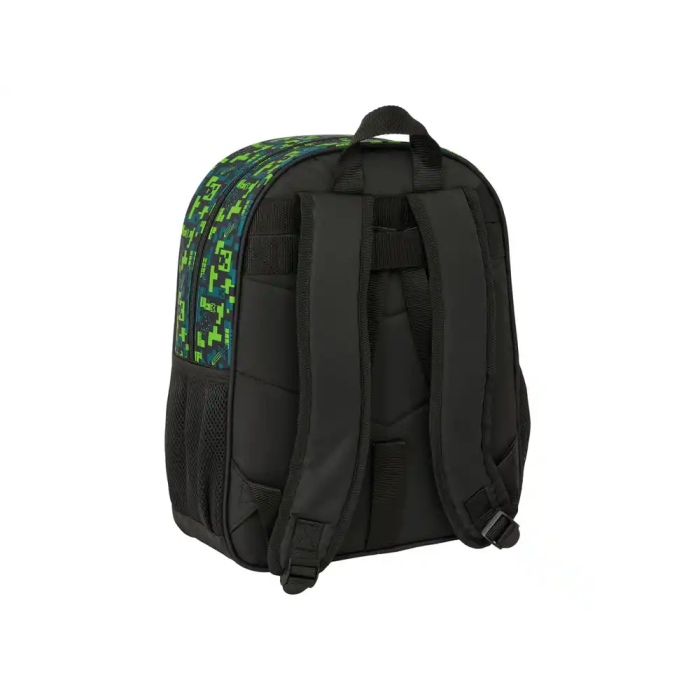 Safta Mochila Junior Adapt.Carro Minecraft TNT 32x38x12cm 1
