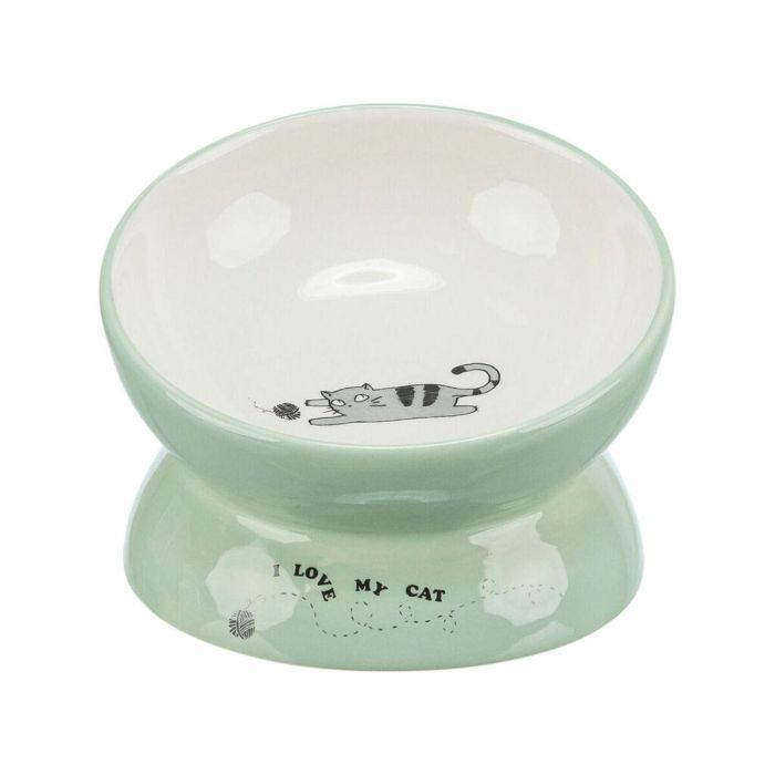 Comedero para Perro Trixie Blanco Verde Ø 13 cm 150 ml