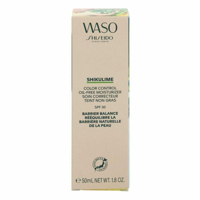 Shiseido Waso Shikulime Color Control Oil-Free Moisturizer SPF 30, Hidratante Facial con Color sin Aceites, Tono Uniforme y Protección UV, 50 ml - M100203-702 8