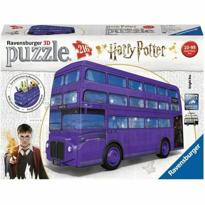 RAVENSBURGER - Harry Potter 3D Puzzle Magicobus 216 piezas