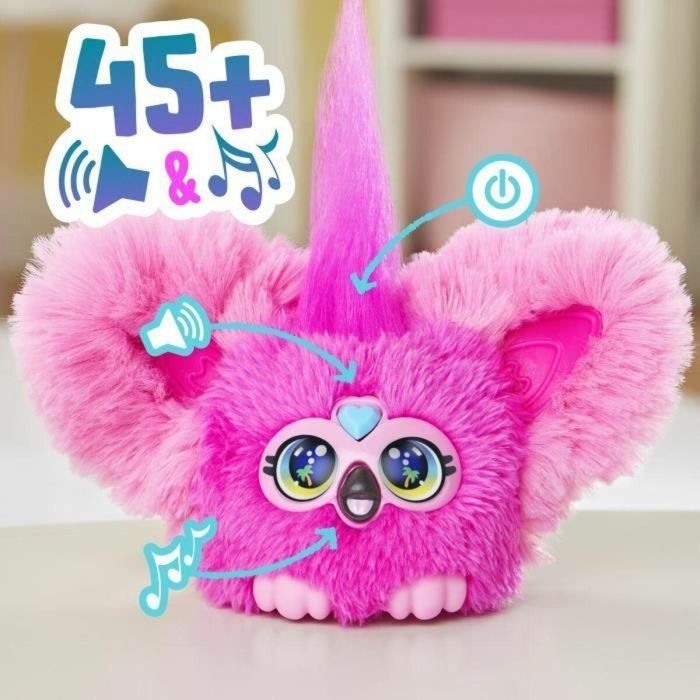 HASBRO Mini Furby Flo-Flo Furblet Juguete Electrónico con 45+ Melodías K-pop y Sonidos Furbish, Edad +6 Años 15