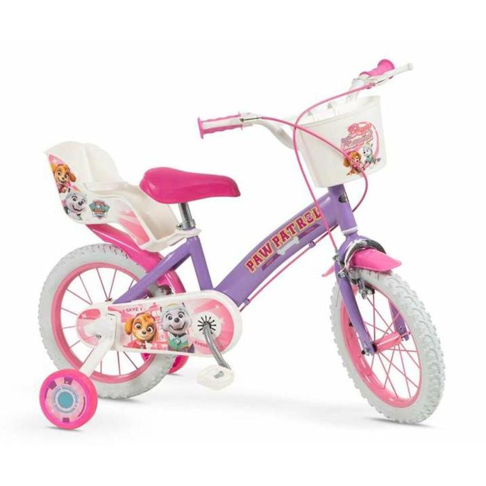 Bicicleta paw patrol niña 14" (4/6 años)