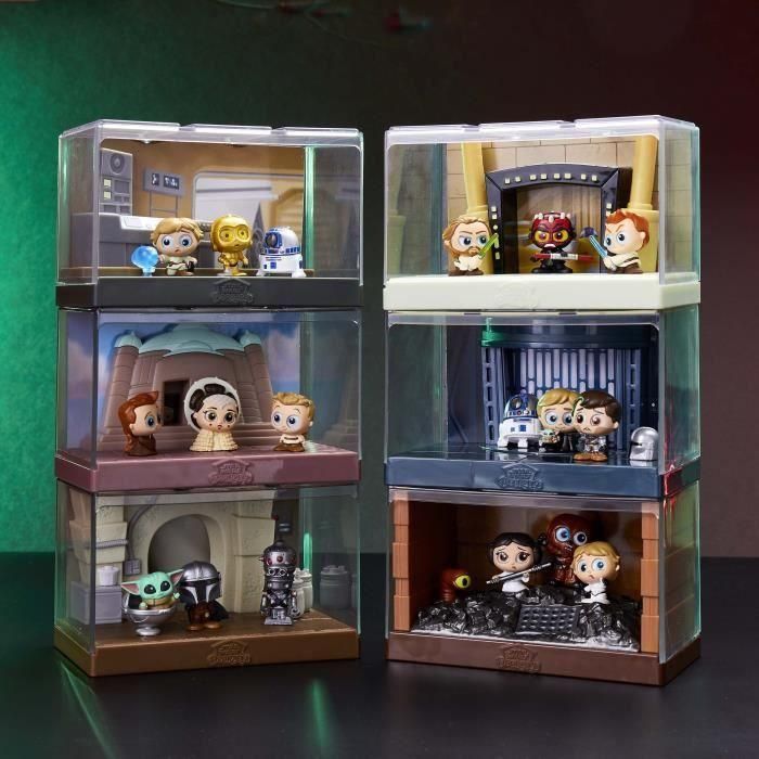Figuras de colección - STAR WARS - Momento cinematográfico en pantalla grande - 6 escenas, 3 personajes cada una, a partir de 5 años 2 Figuras de colección - STAR WARS - Momento cinematográfico en pantalla grande - 6 escenas, 3 personajes cada una, a partir de 5 años 2