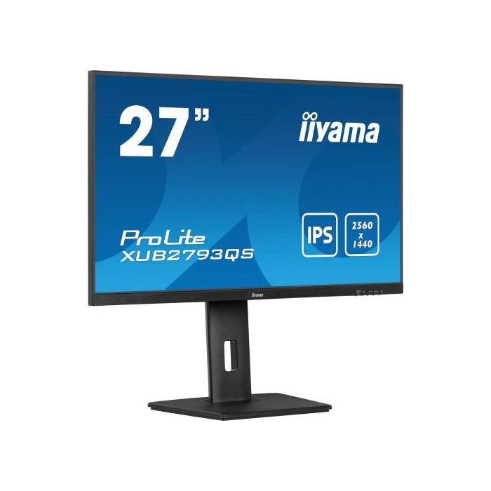 Iiyama Monitor Ips Qhd, 27", Ajustable, 100 Hz, Hdmi 2 Iiyama Monitor Ips Qhd, 27", Ajustable, 100 Hz, Hdmi 2