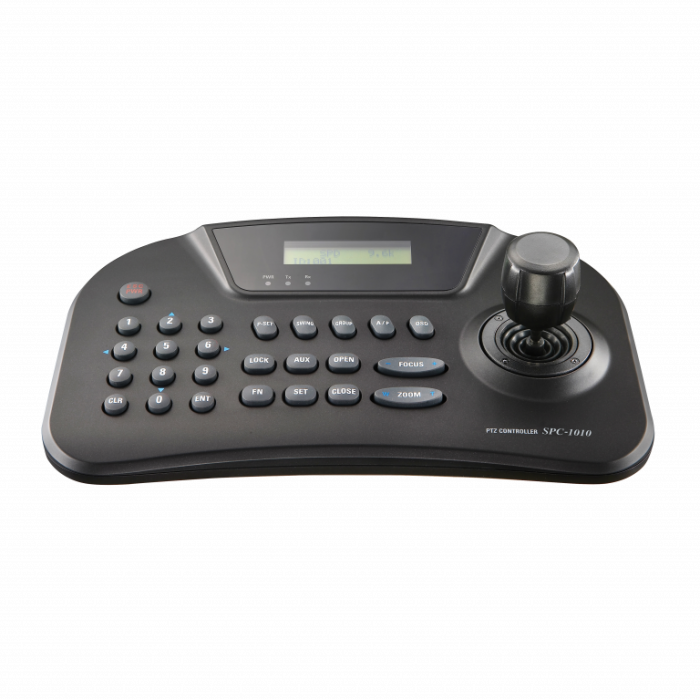 (SPC-1010) Hanwha Teclado Control Ptz. Hasta 255 Unidades, Joystick 3D, Multiprotocolo, Control Rs-485 / 422, 12V 2 (SPC-1010) Hanwha Teclado Control Ptz. Hasta 255 Unidades, Joystick 3D, Multiprotocolo, Control Rs-485 / 422, 12V 2