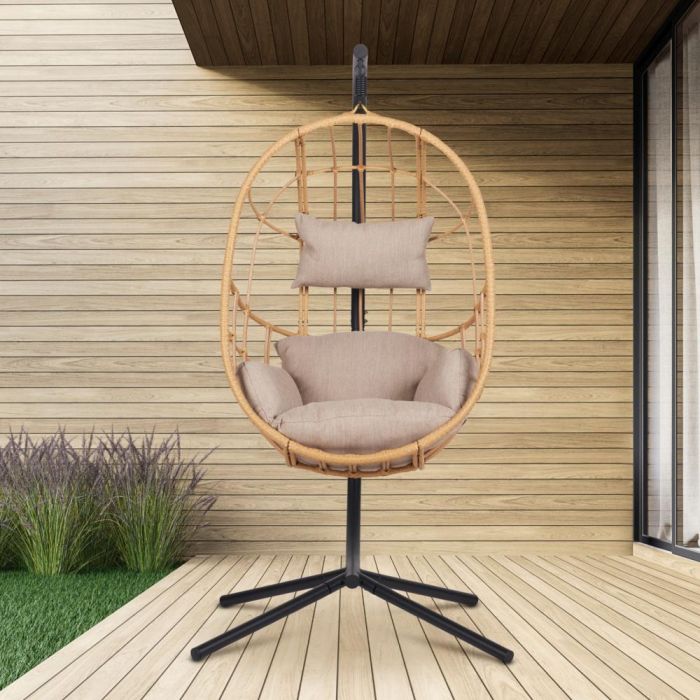 Outfit Sillón Colgante con Cojín Jerry Metal 1