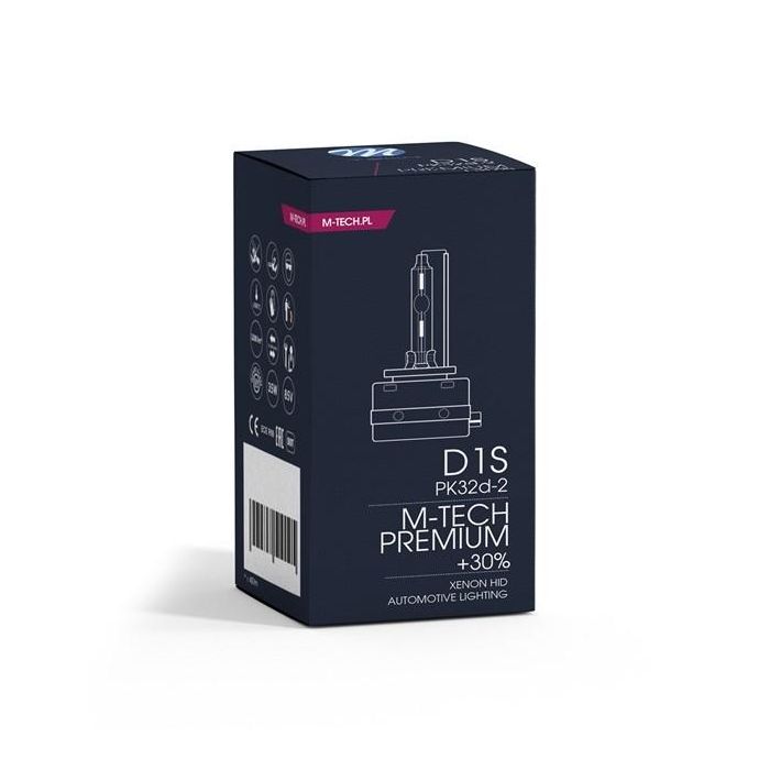 Lámpara Xenón M-Tech Premium D1S 4300K MTECZMD1S43 2 Lámpara Xenón M-Tech Premium D1S 4300K MTECZMD1S43 2