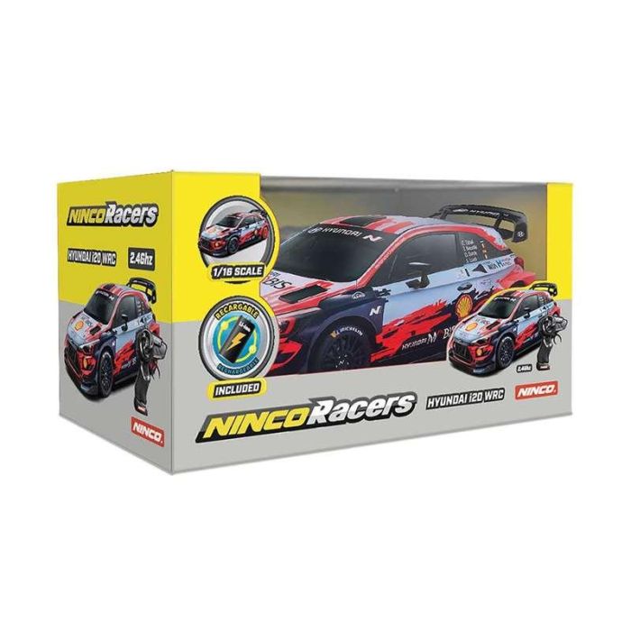 Coche radio control hyundai i20 wrc escala 1:16, emisora 2,4 ghz, con bateria y cargador 25x12,5x11 cm 3 Coche radio control hyundai i20 wrc escala 1:16, emisora 2,4 ghz, con bateria y cargador 25x12,5x11 cm 3