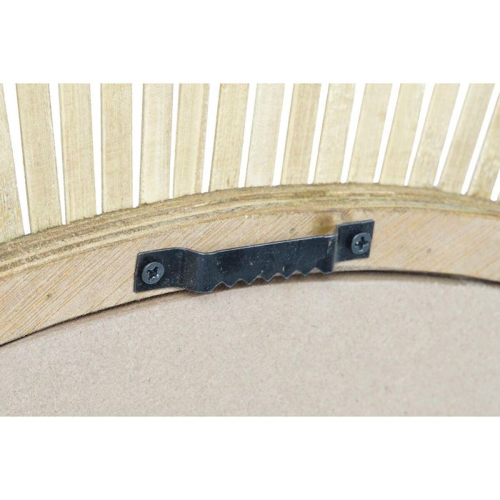 Espejo de pared DKD Home Decor Marrón Negro Natural Colonial 90 x 2 x 90 cm 1
