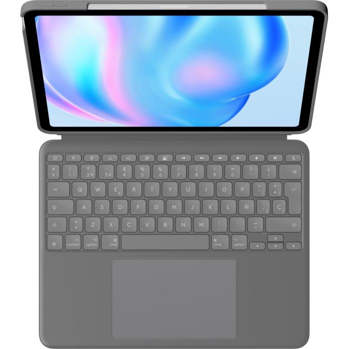 Funda para Tablet Logitech 920-012614 Gris Qwerty Español 1 Funda para Tablet Logitech 920-012614 Gris Qwerty Español 1