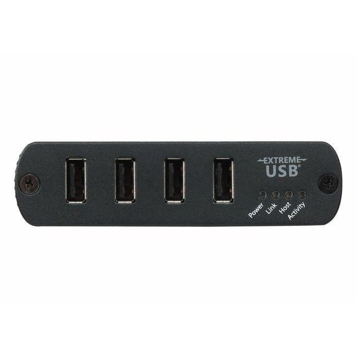 Aten UEH4002A Extensor de 4 Puertos USB 2.0 por CAT 5 | Tecnología ExtremeUSB para Alargar Conexiones hasta 100 Metros 6