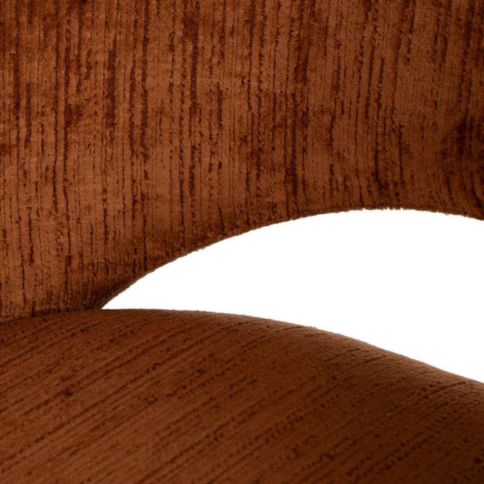 Silla Marrón Tejido-Metal Contract 58 X 60 X 80,50 cm