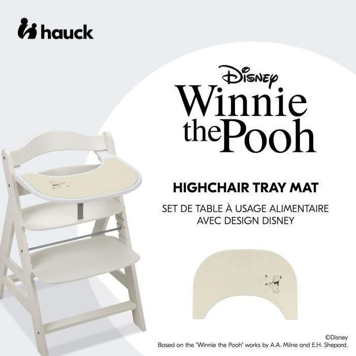 HAUCK AAAPN61081 Mantel individual para trona, 100% silicona de grado alimenticio, diseño Winnie the Pooh Beige 1 HAUCK AAAPN61081 Mantel individual para trona, 100% silicona de grado alimenticio, diseño Winnie the Pooh Beige 1