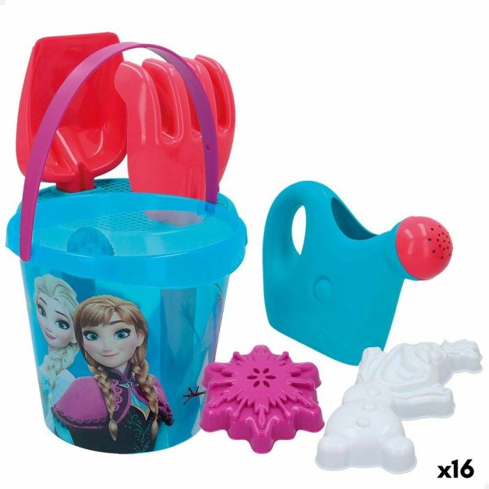 Set de Juguetes de Playa Frozen Ø 18 cm (16 Unidades) Set de Juguetes de Playa Frozen Ø 18 cm (16 Unidades)
