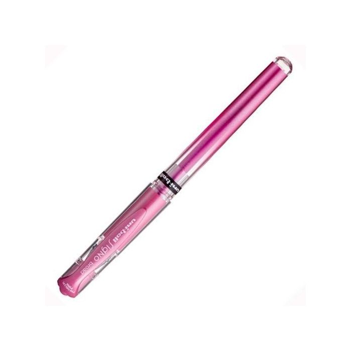 Uni-Ball Um-153 Rollerball Signo Broad Tinta Gel 1.0 mm Rosa Metálico - Punta Acero Inoxidable (12 Unidades) (12 Unidades)