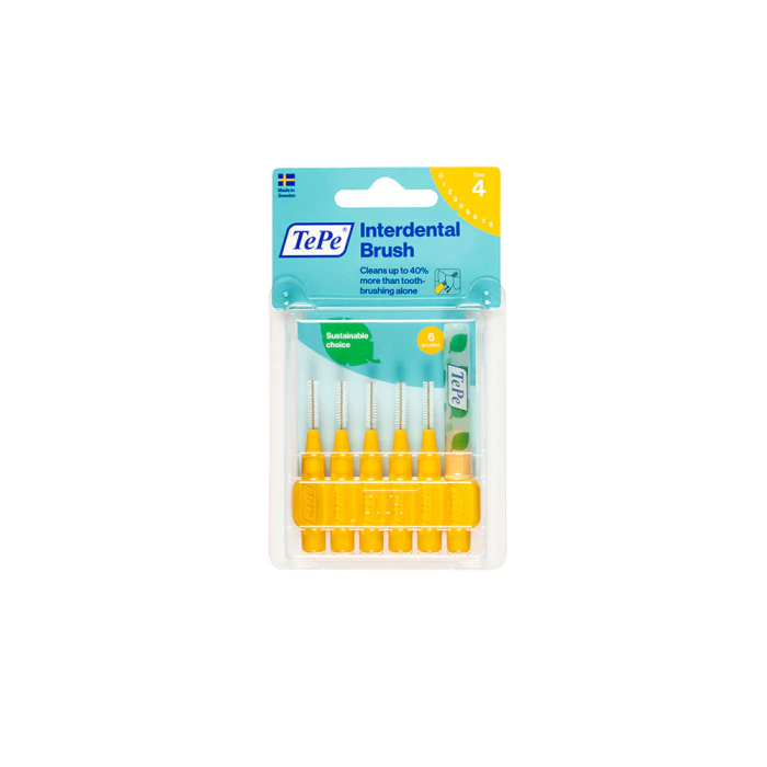 Cepillo Interdental Amarillo 0.7 mm Blister 6 Unidades