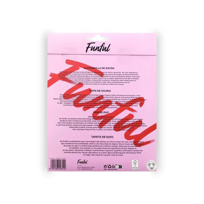 Wondee Alfombrilla de Ratón Ergonómica de Gel Antideslizante 250x230 mm con Reposamuñecas 6