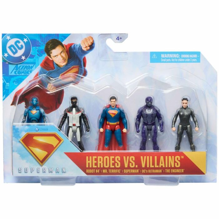 Spinmaster SPI6073655 Multipack Figuras 8 cm Superman La Película Figuras para Niños y Niñas a Partir de 4 Años 13