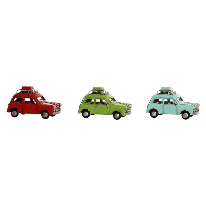 Vehiculo Decoracion Vintage DKD Home Decor Rojo Azul Celeste 7.5 x 9 x 16 cm (3 Unidades) Vehiculo Decoracion Vintage DKD Home Decor Rojo Azul Celeste 7.5 x 9 x 16 cm (3 Unidades)