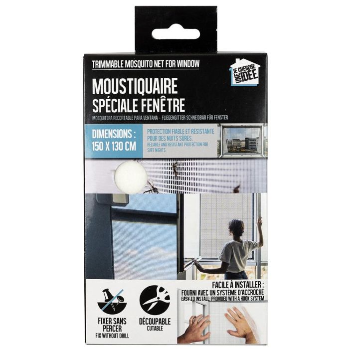 Je cherche une Idee Mosquitera Ventana 150x130 cm - Recortable, Fácil de Instalar 0 Je cherche une Idee Mosquitera Ventana 150x130 cm - Recortable, Fácil de Instalar 0