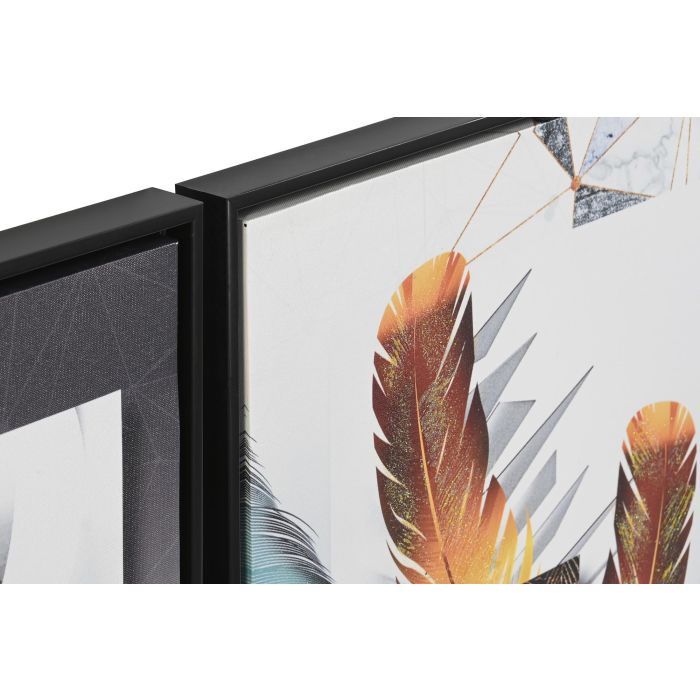 DKD Home Decor Cuadro Moderno Multicolor Lienzo PS 3.5 x 73 x 53 cm (3 Unidades) 1 DKD Home Decor Cuadro Moderno Multicolor Lienzo PS 3.5 x 73 x 53 cm (3 Unidades) 1