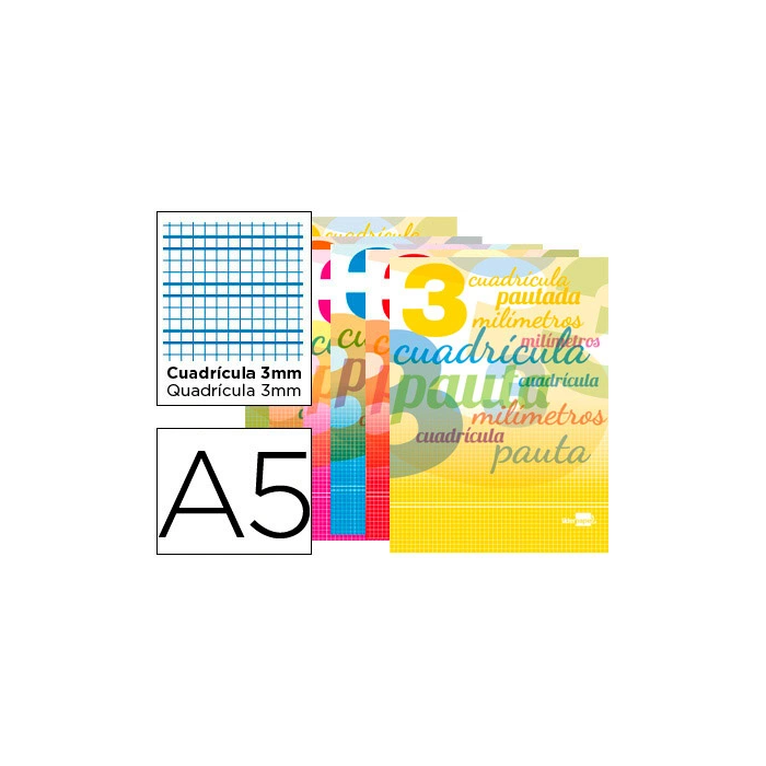 Liderpapel Libreta Pautada Guía Tapa Cartoncillo 32 Hojas Din A5 70gr Cuadriculado Con Margen 0 Liderpapel Libreta Pautada Guía Tapa Cartoncillo 32 Hojas Din A5 70gr Cuadriculado Con Margen 0